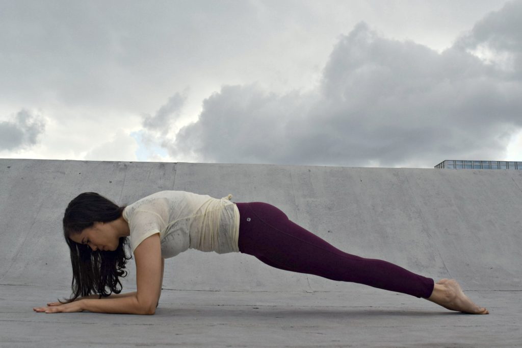 Sphinx Push ups yoga pose - Argentina Rosado Yoga New York