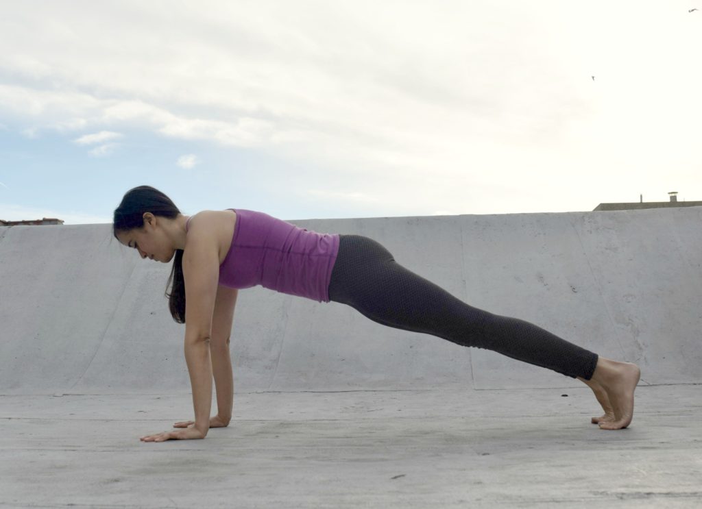 Yoga poses for core strength - Plank Pose - Argentina Rosado Yoga 2