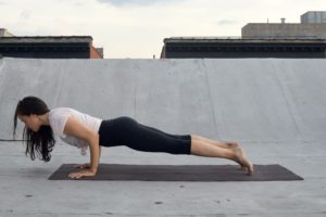 Sun Salutations - Surya Namaskar A - for beginners - Chaturanga Dandasana - Argentina Rosado Yoga