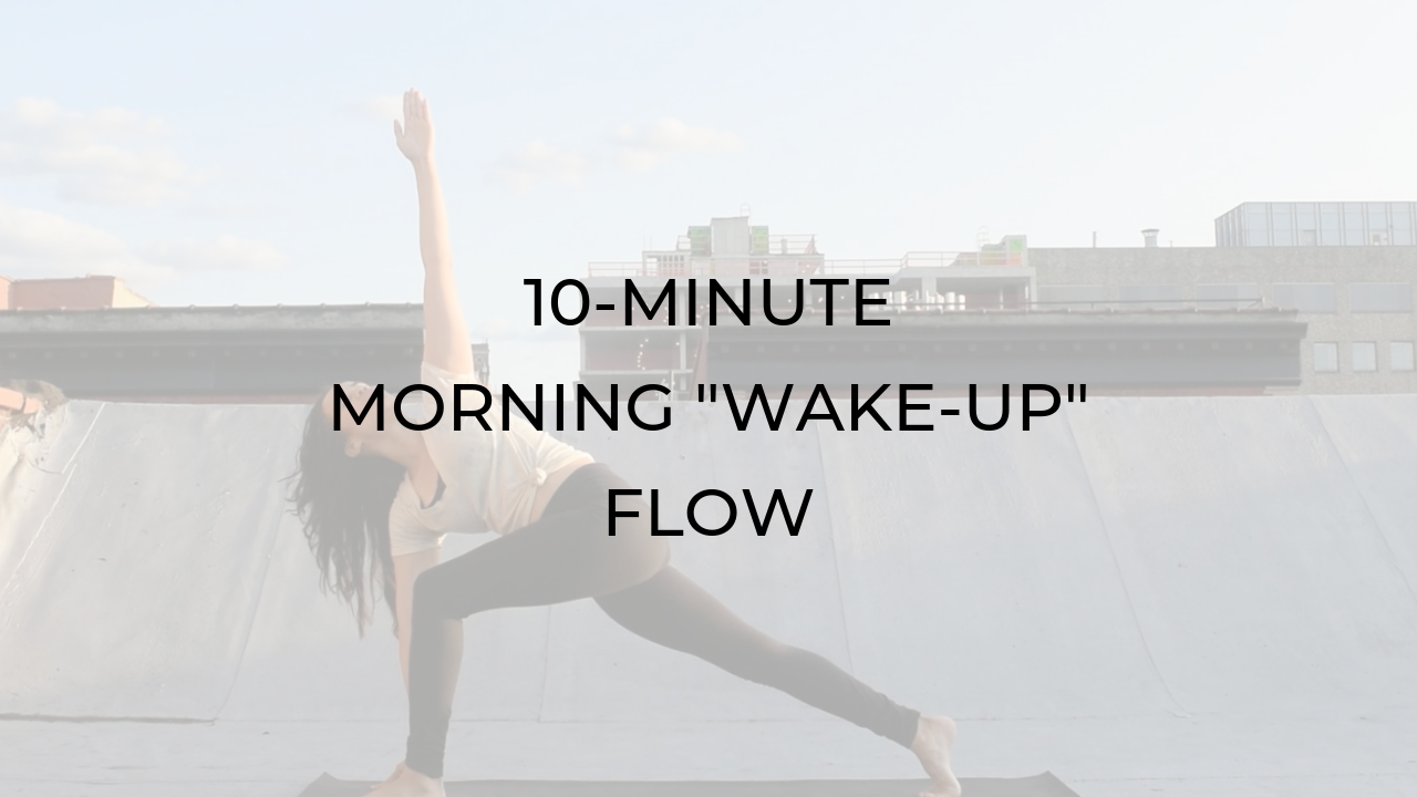 10 minute online wake up workout
